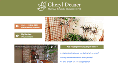 Desktop Screenshot of cheryldeaner.com