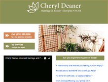 Tablet Screenshot of cheryldeaner.com